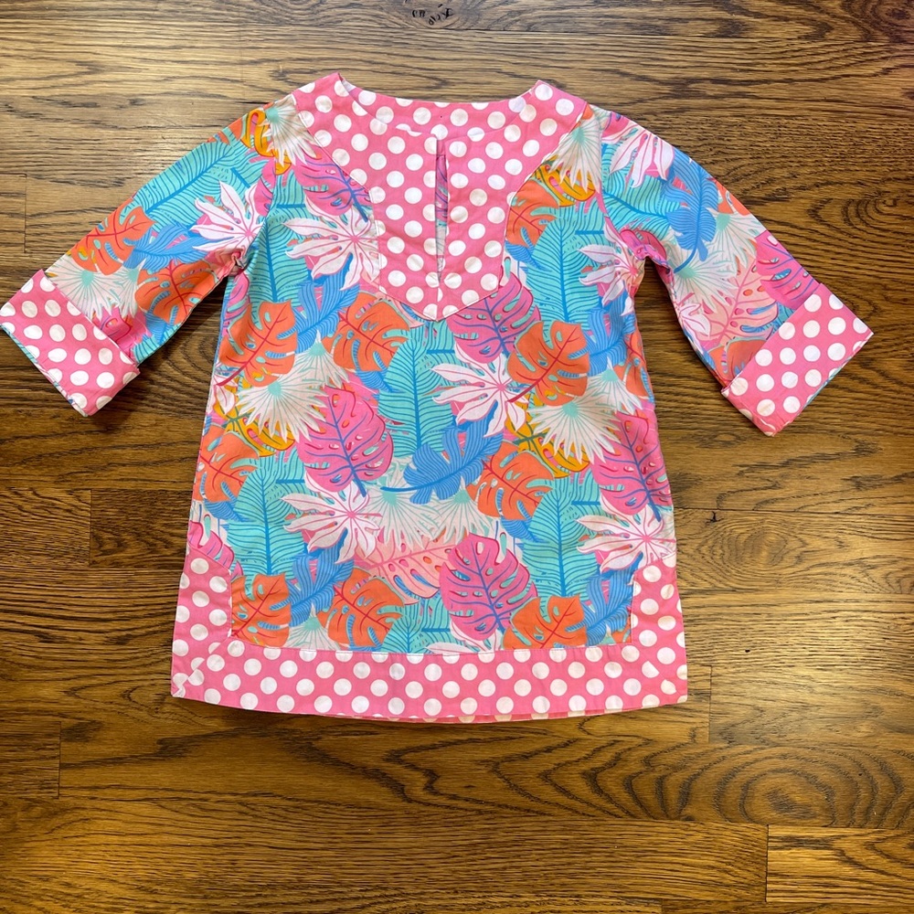 Kelly's Kids Girls Tropical Vacation Tunic Shift Dress Size 2